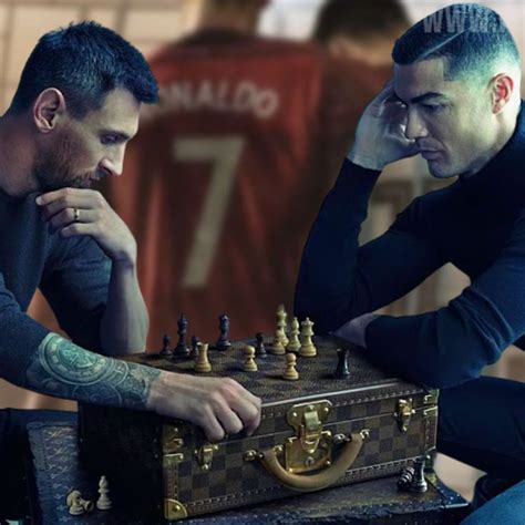 louis vuitton messi and ronaldo chess|lionel Messi and Ronaldo.